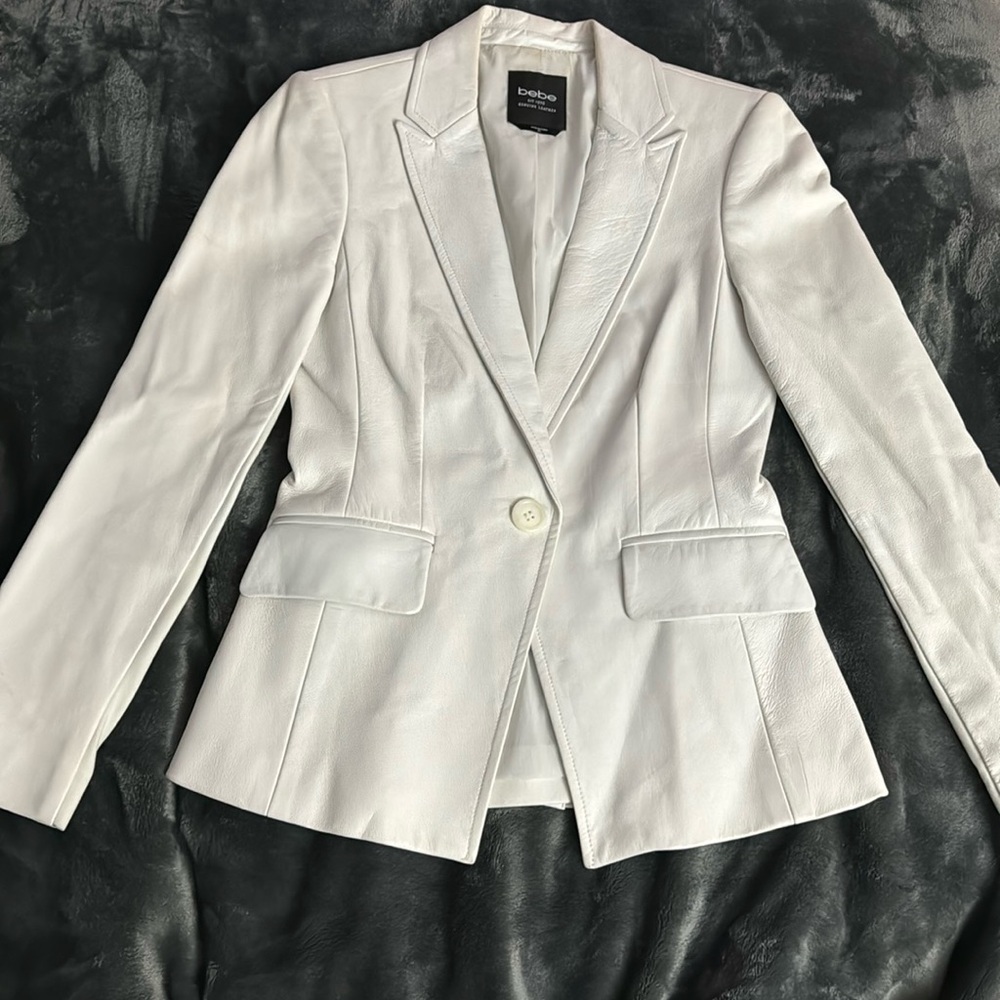 Bebe leather jacket
